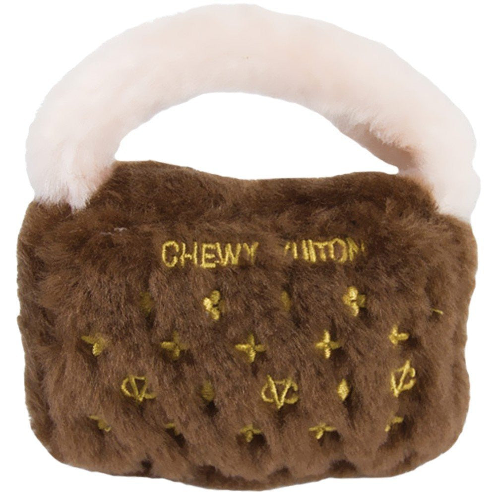 Designer-Inspired Fluff: Parody Chewy Vuiton Plush Dog Toys